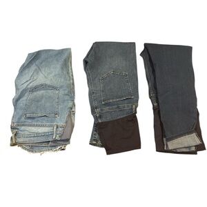 Three pairs of jeans maternity bundle/ lot- size 31